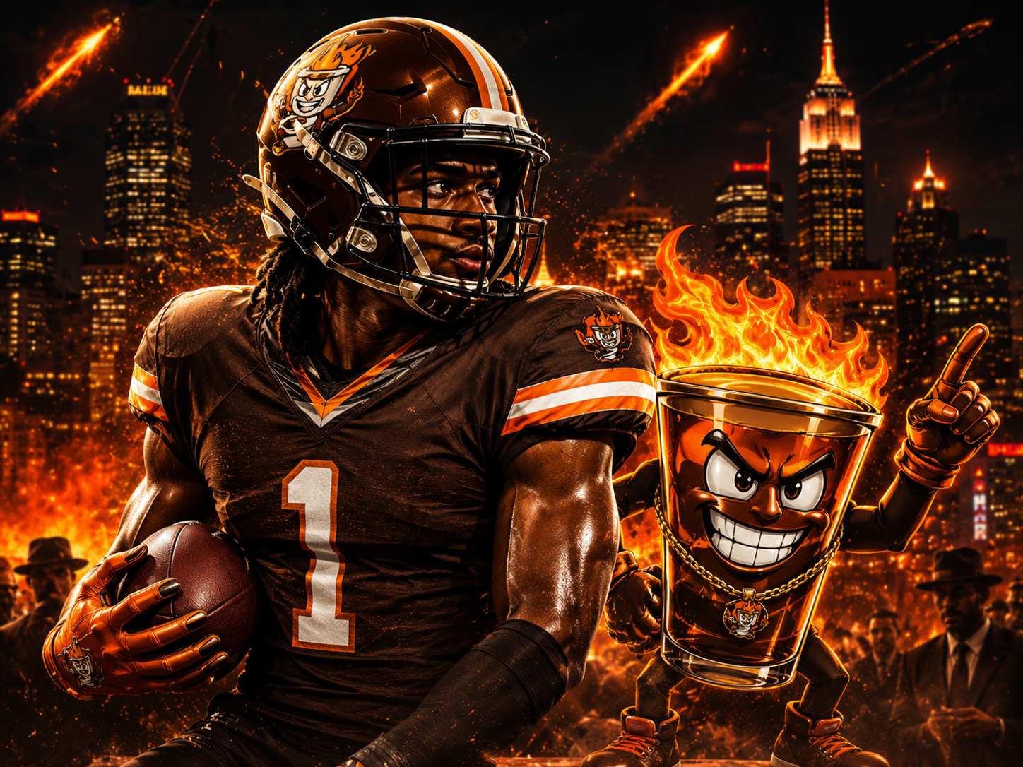 Brown Town Hot Shots draft story image featuring Carnell Tate