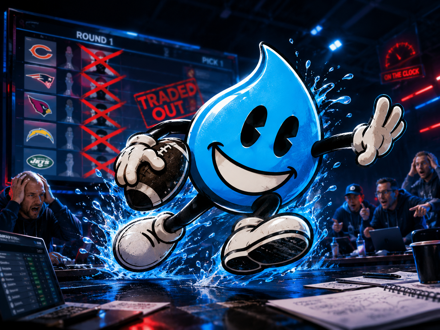 Juicy Jukers draft story image after trading out of round one